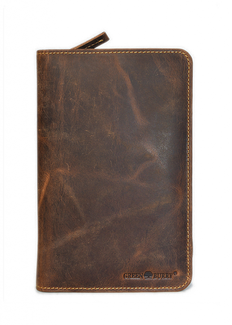 Vintage RV-Stiftemappe brown Leder