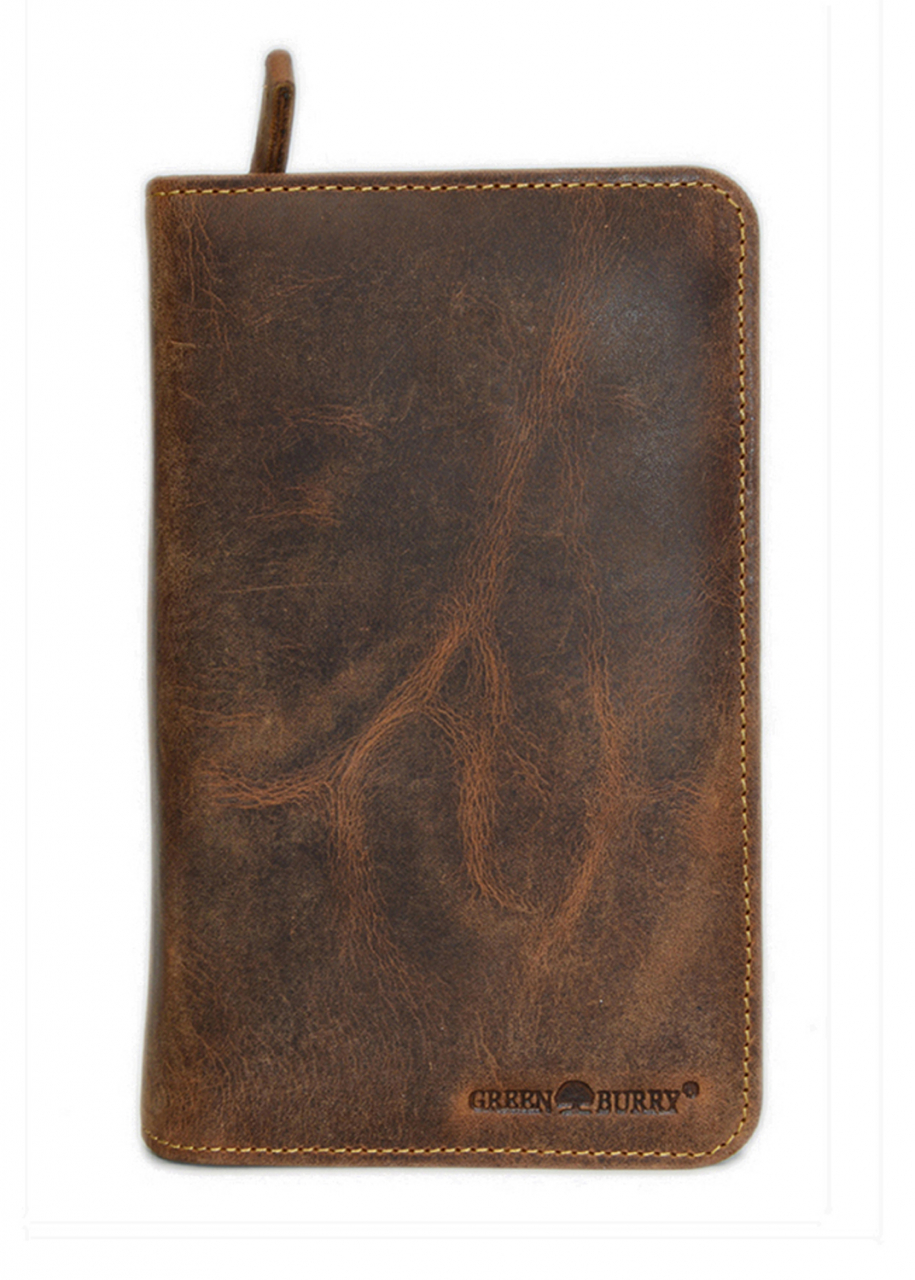 Vintage RV-Stiftemappe brown Leder