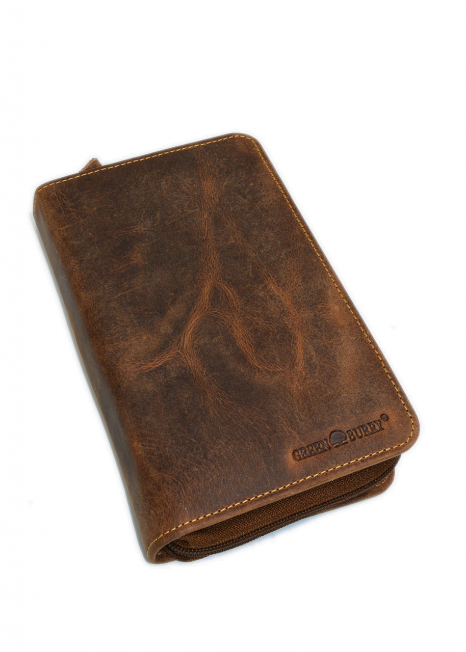 Vintage RV-Stiftemappe brown Leder