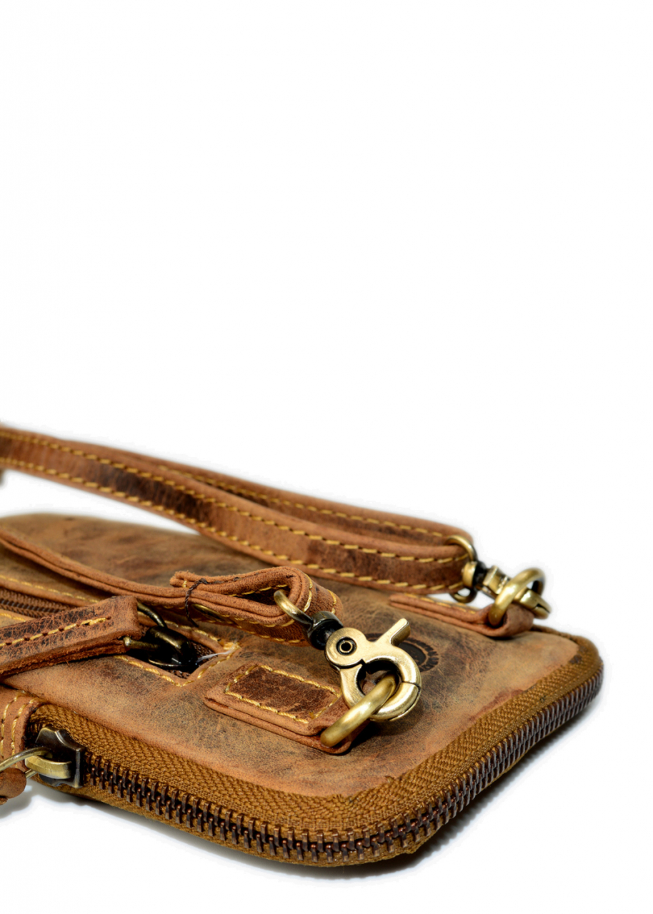 Vintage Mobil-Sling Leder brown