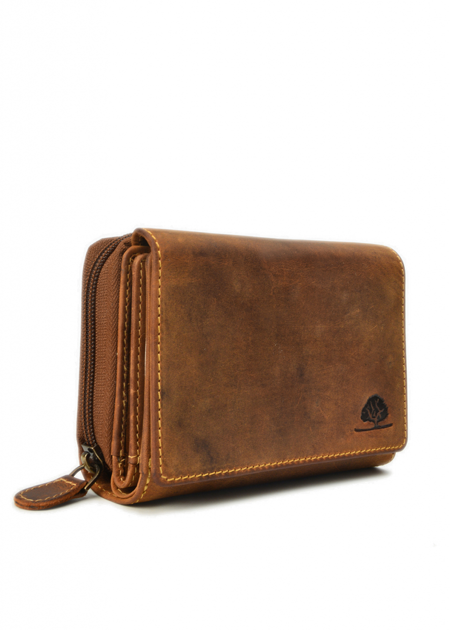 Vintage Damen RV- Kombibörse RFID Leder