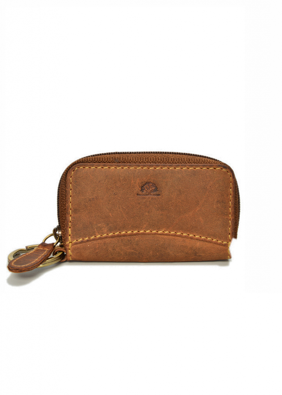 Vintage RV-Schlüsseltasche Leder