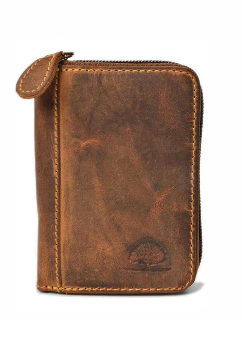 Vintage RV-Kartenbörse RFID Leder