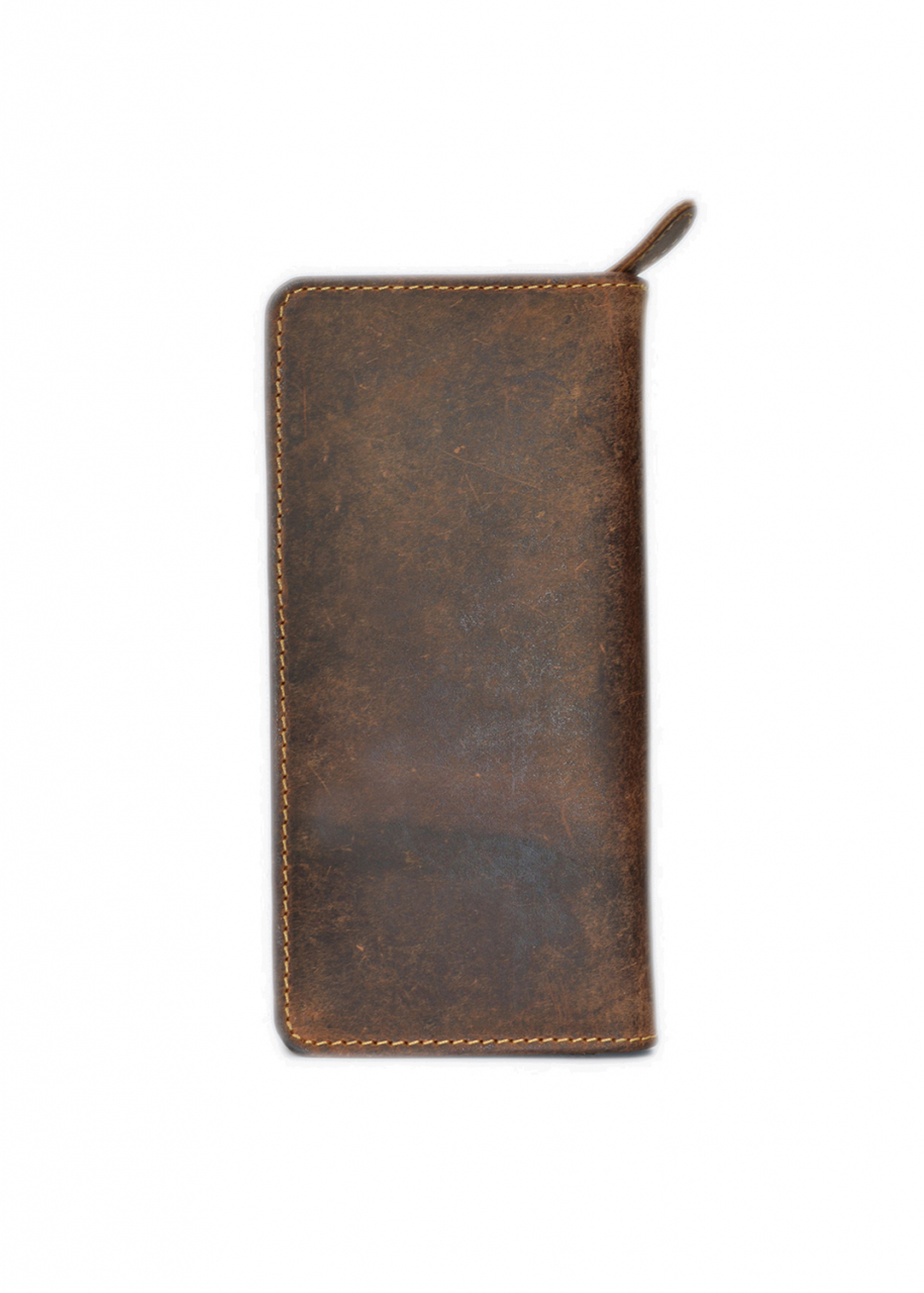 Vintage RV-Stiftemappe brown Leder