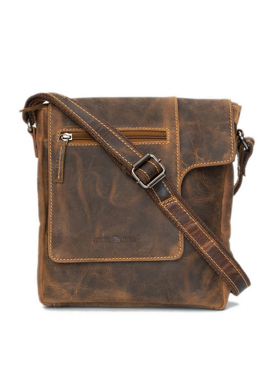 Vintage Umhängetasche brown Leder