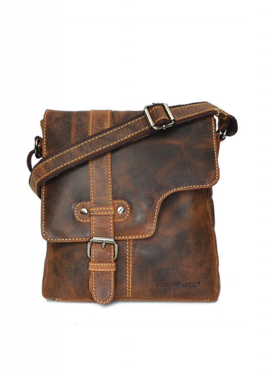 Vintage Umhängetasche brown Leder