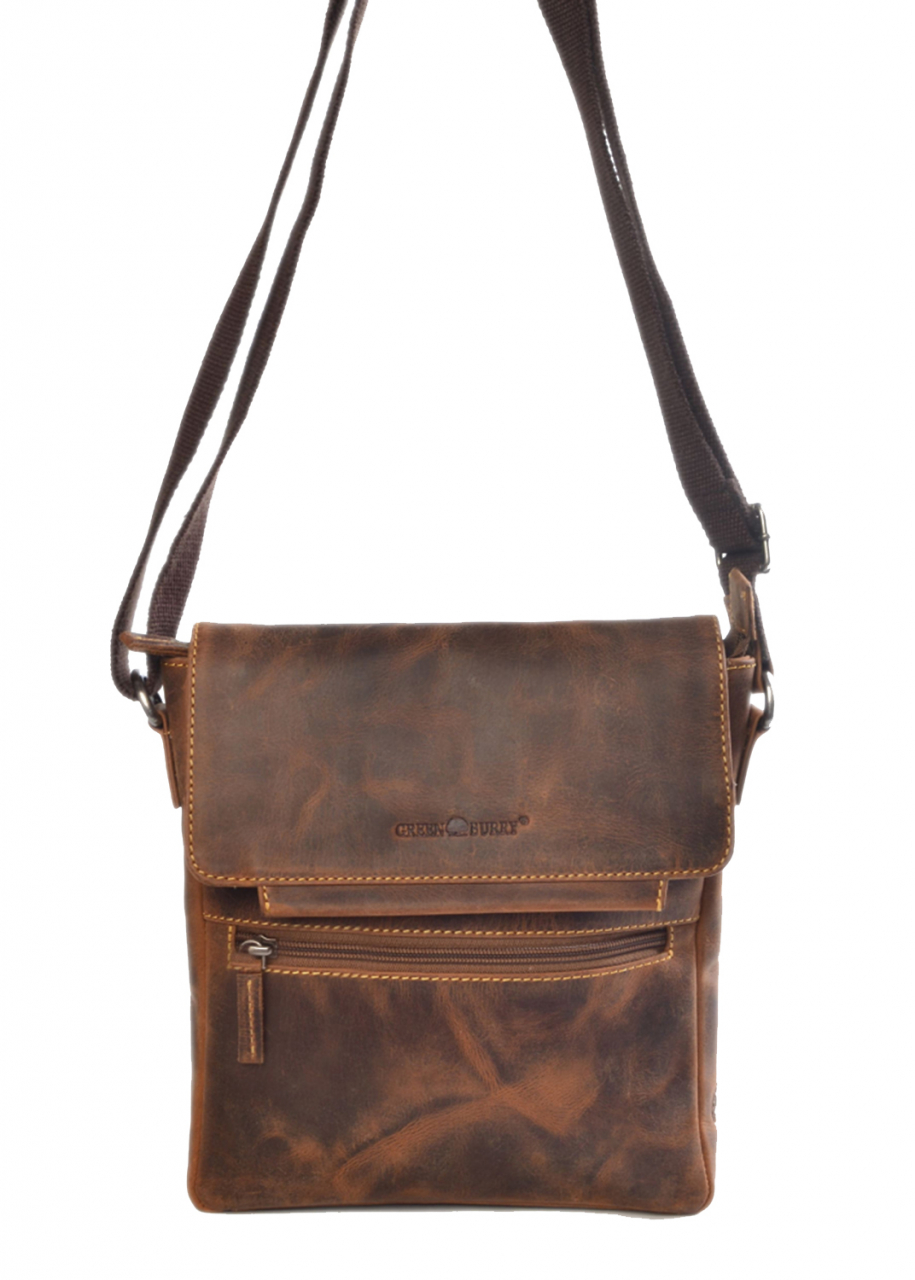 Vintage Umhängetasche brown Leder
