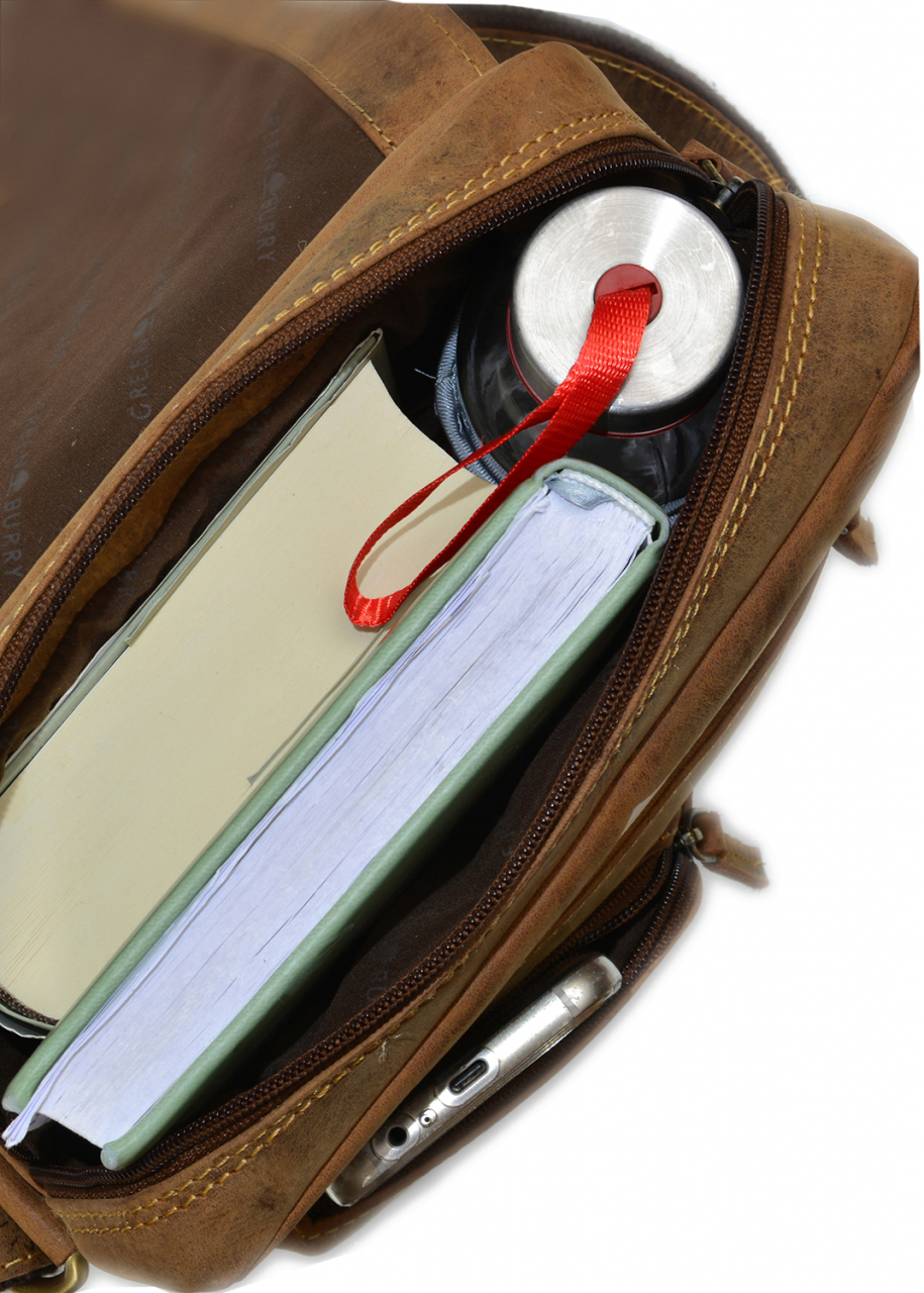 Vintage Revolver Bag XL Rindleder