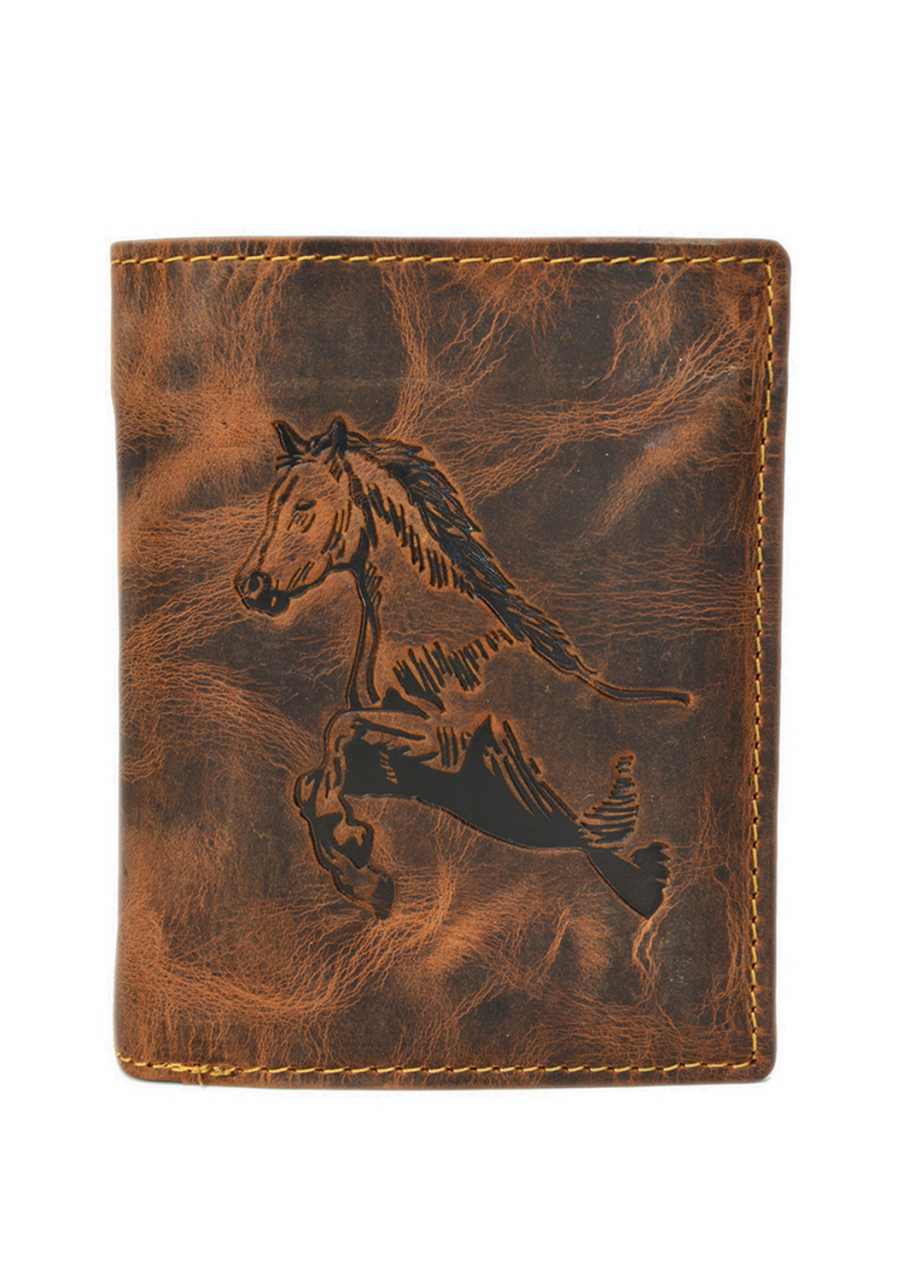 Vintage Kombibörse Horse Leder