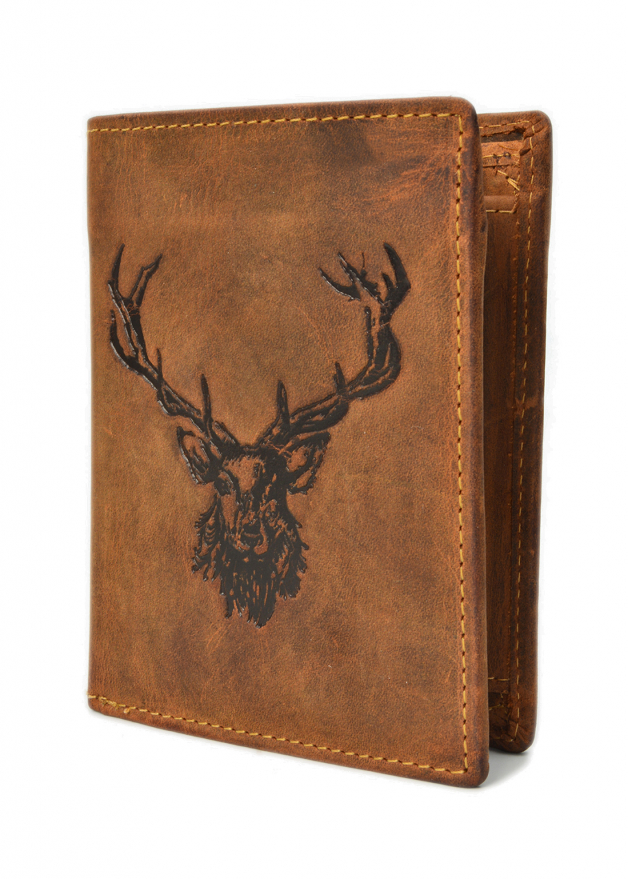 Vintage Animal Collection  Royal Stag brown Leder