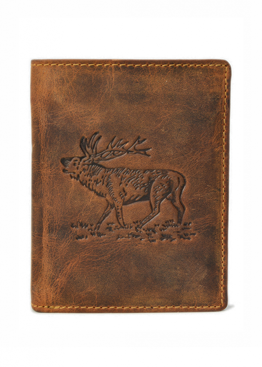 Vintage Animal Collection Stag brown Leder