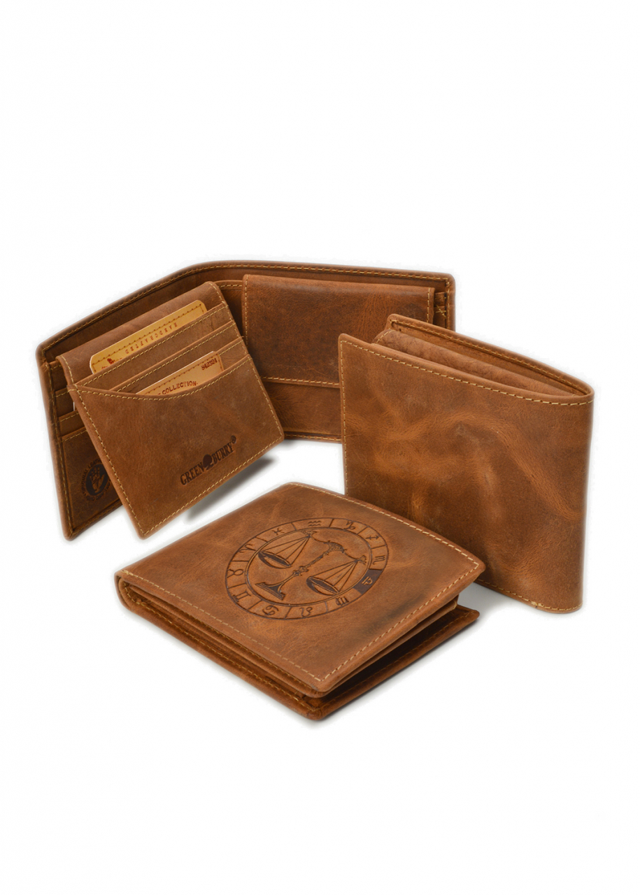 Vintage Scheintasche 2tlg. Waage Leder