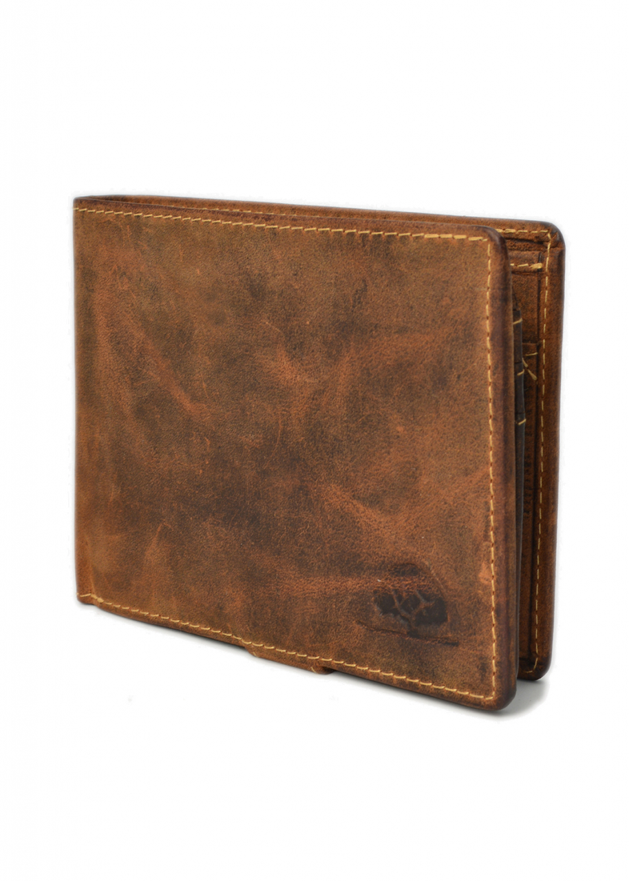 Vintage-Leder Geldbörse braun
