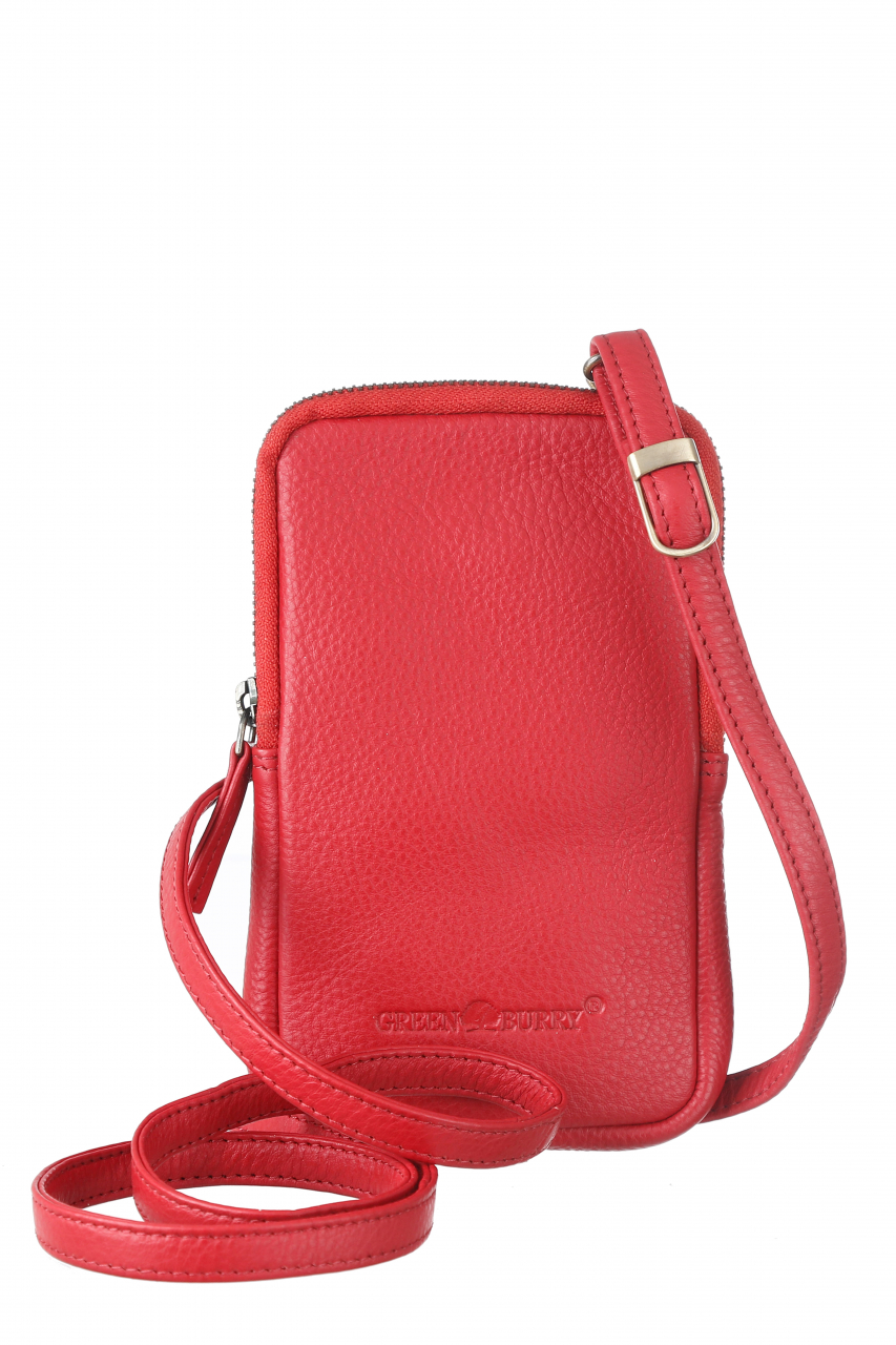 Nappa Mobil-Sling Leder red