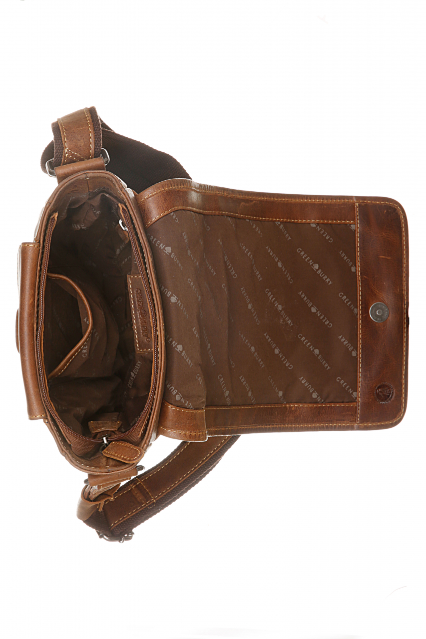 Cafe- Racer Flapzip Umhänger Leder