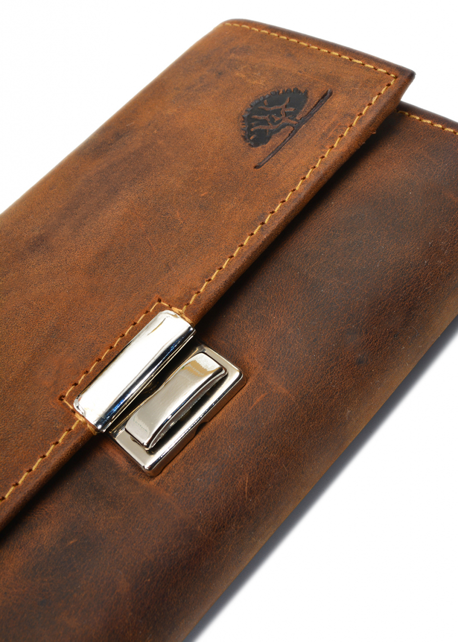 Vintage Kellnerbörse Leder