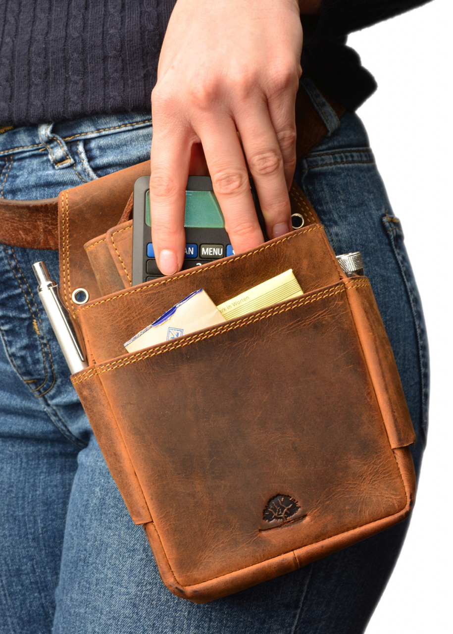 Vintage Kellnertasche strong II.Leder