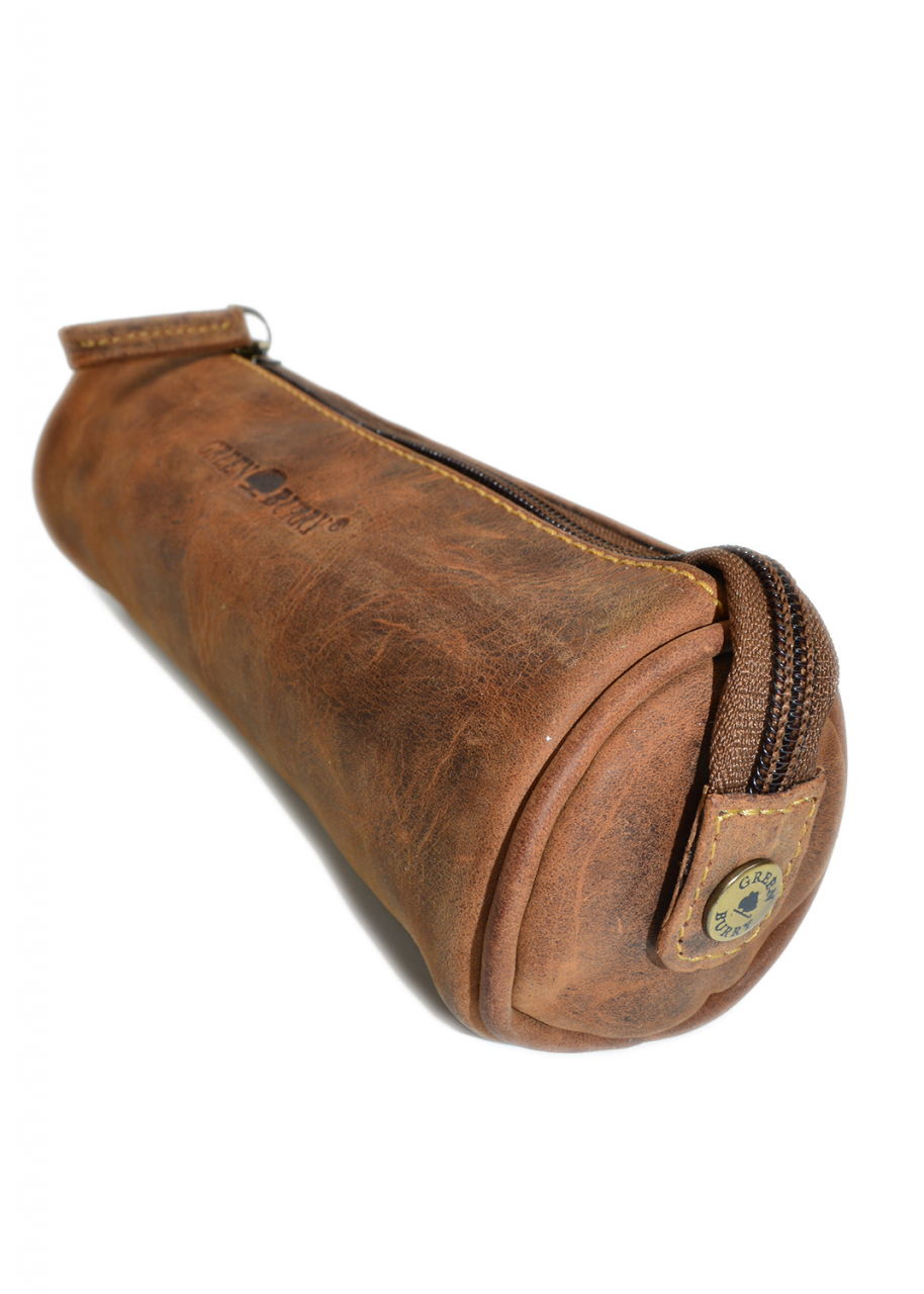 Vintage Pencilcase brown Leder