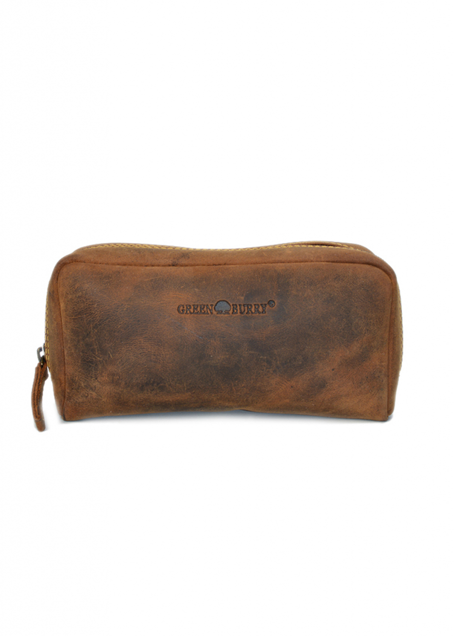 Vintage RV-Stiftemappe brown Leder