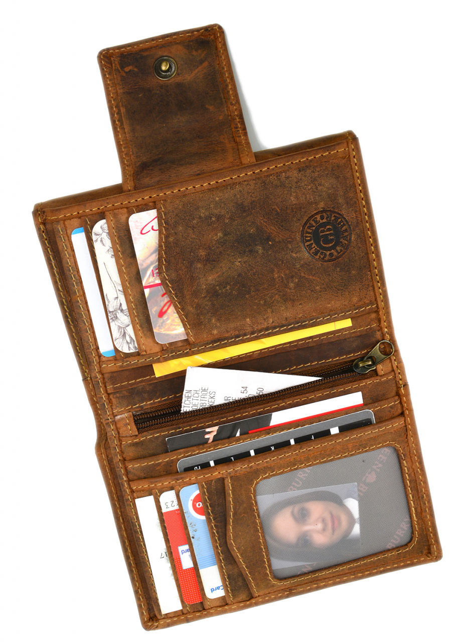 Vintage Damen Kombibörse Leder