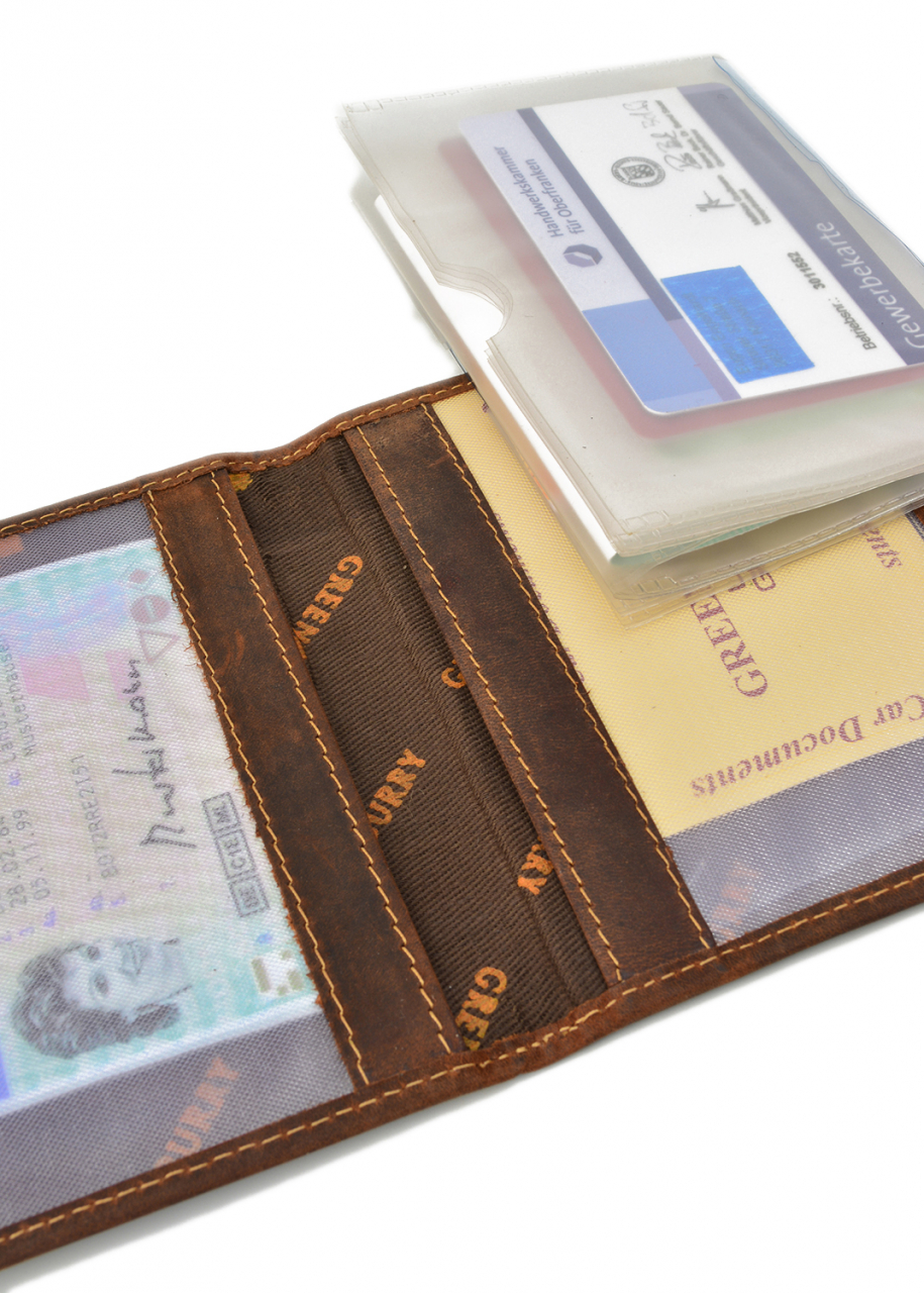 Vintage Ausweismappe Leder