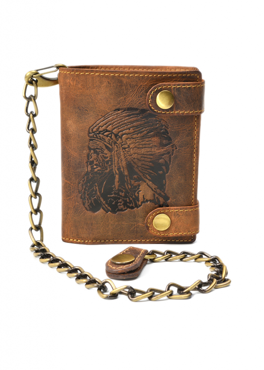 Vintage wallet Kombibörse Red Indian