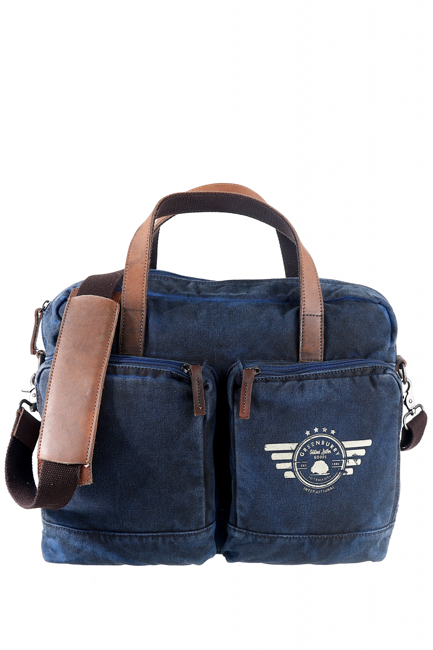 Vintage Aviator business bag blue edition