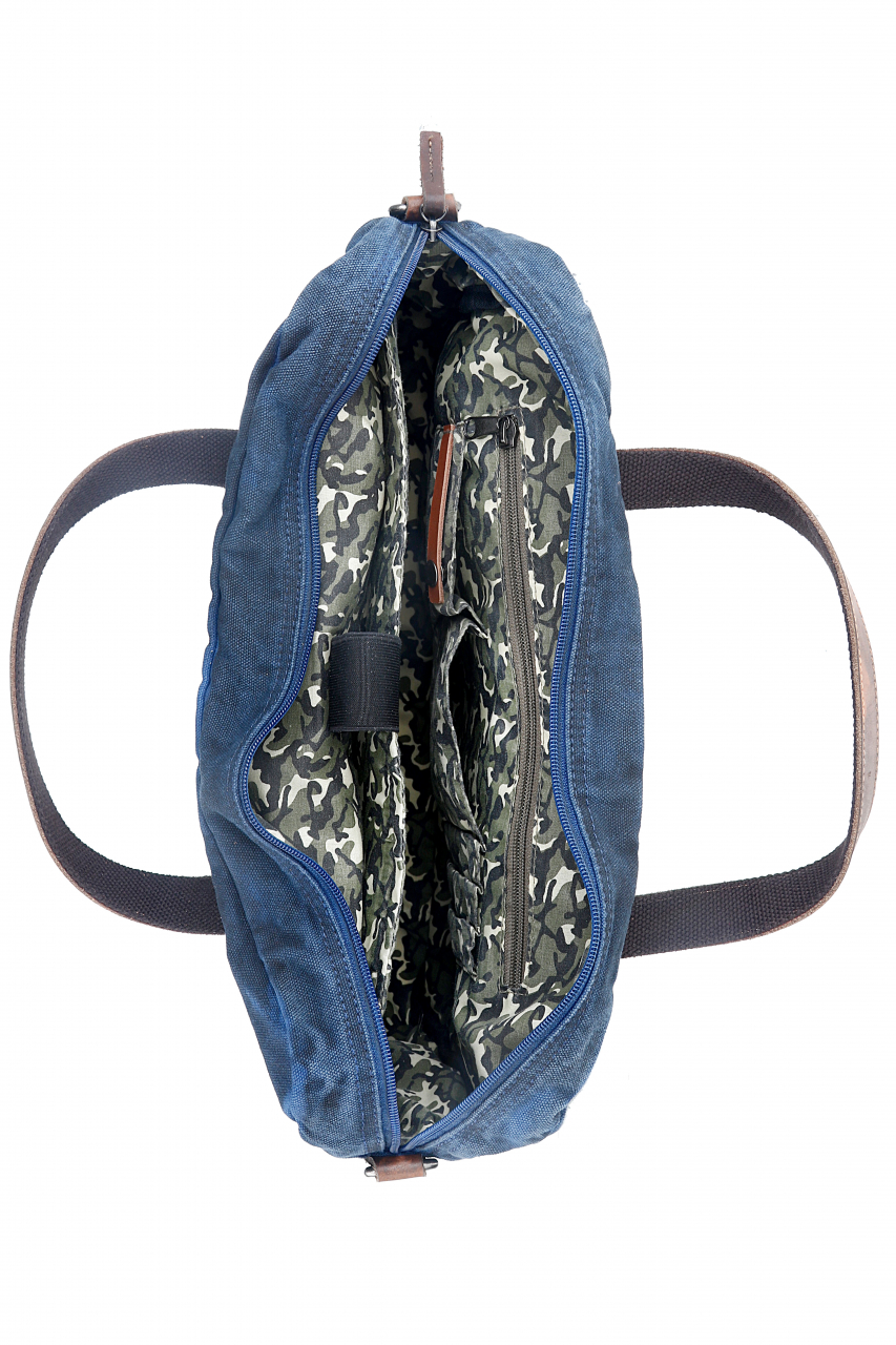 Vintage Aviator business bag blue edition