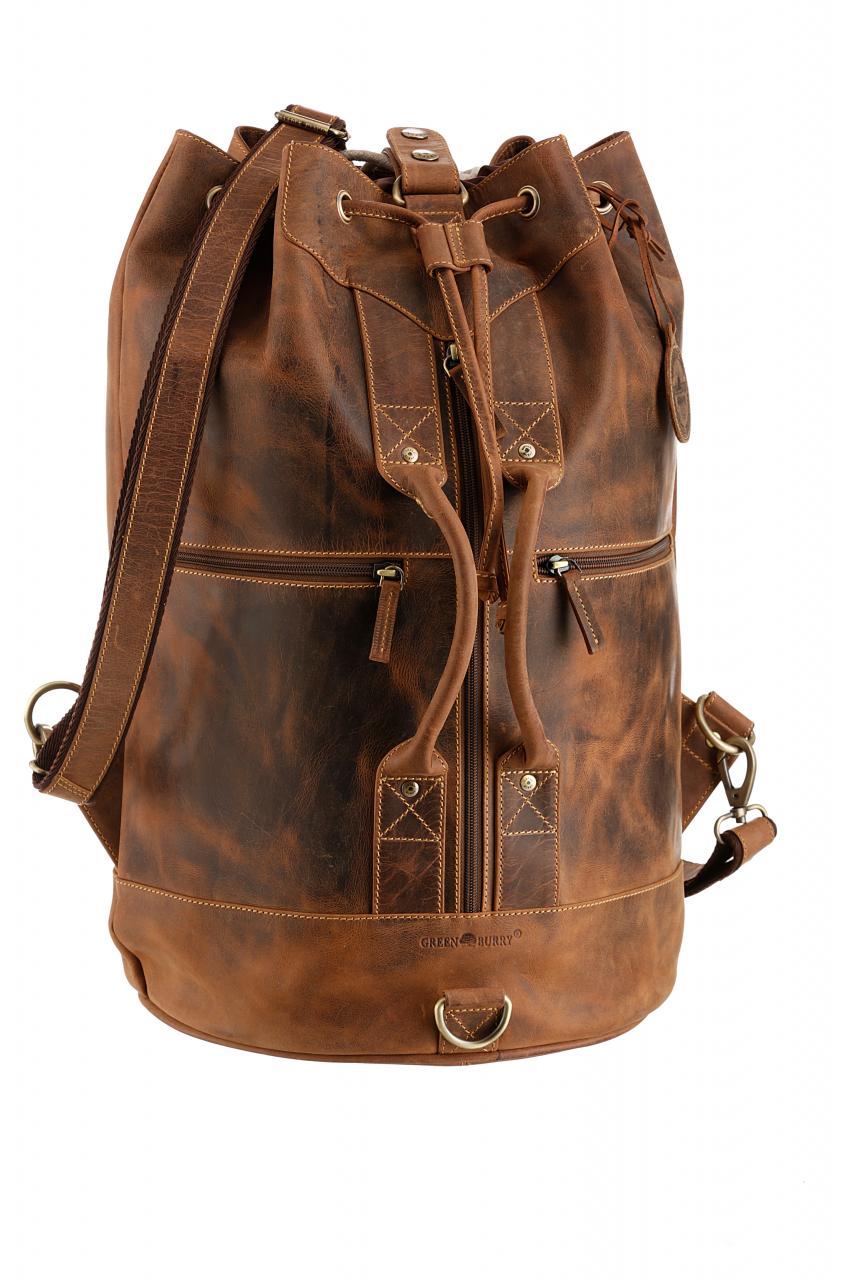 Vintage Seasack Rucksack Leder