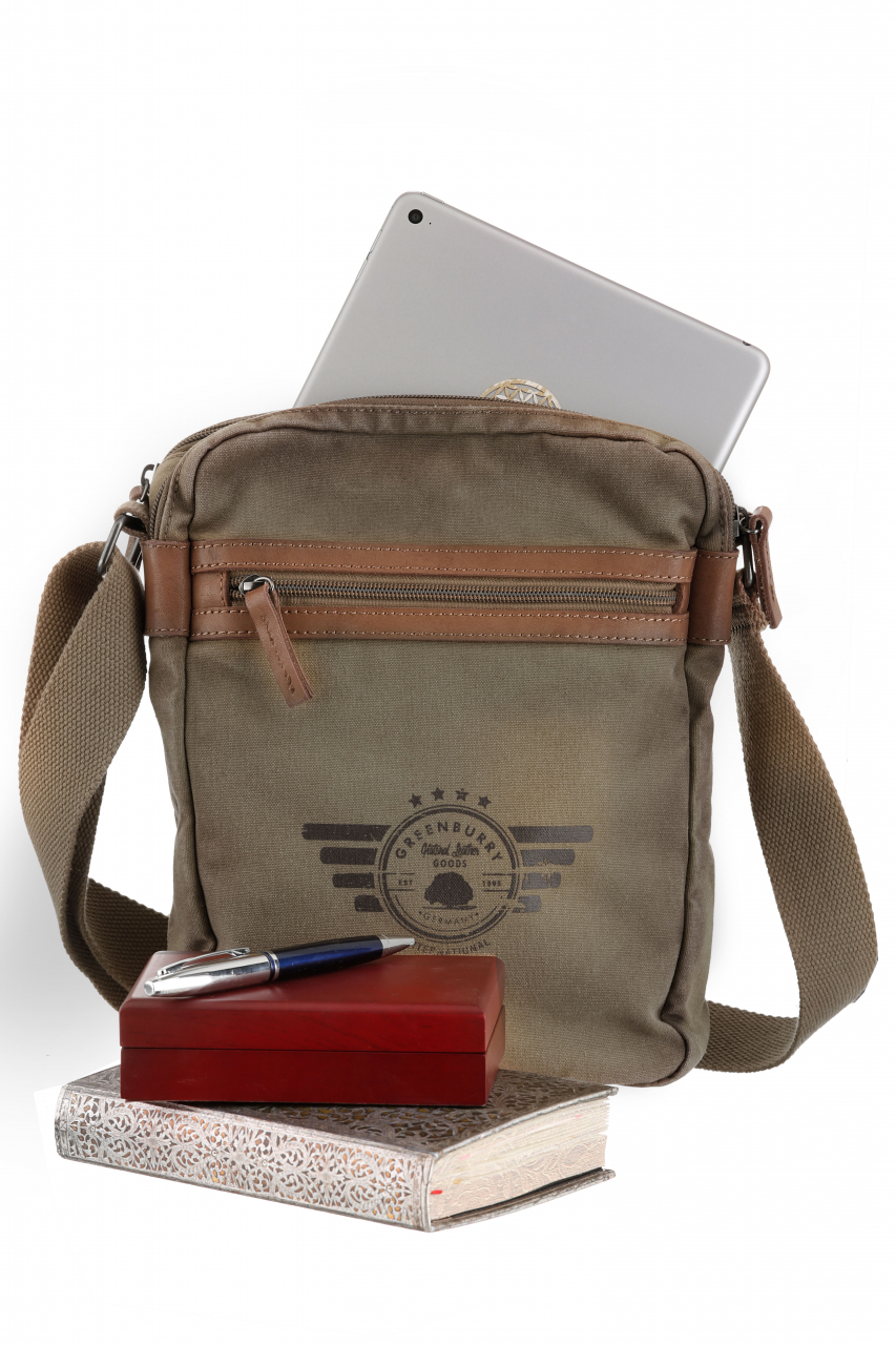 Vintage Aviator RV Shoulderbag khaki