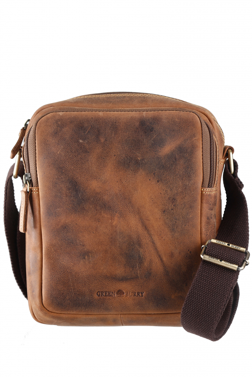 Vintage Travel-5 Umhänger Leder