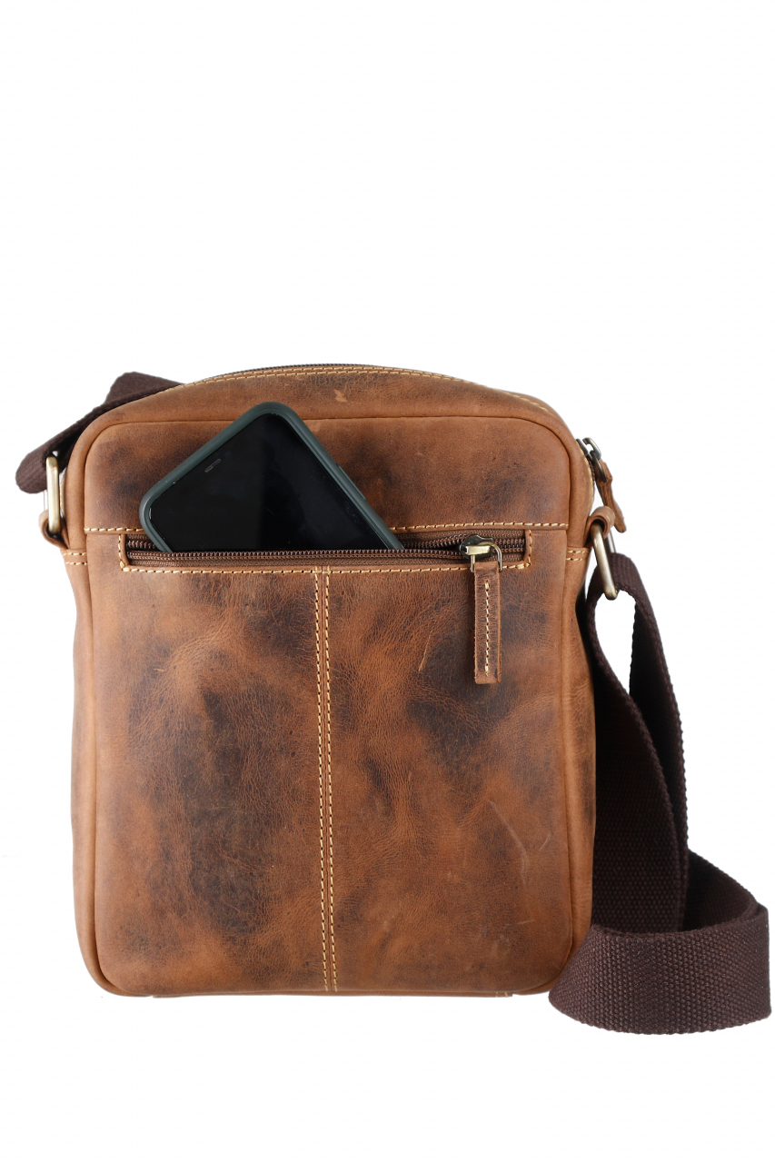 Vintage Travel-5 Umhänger Leder