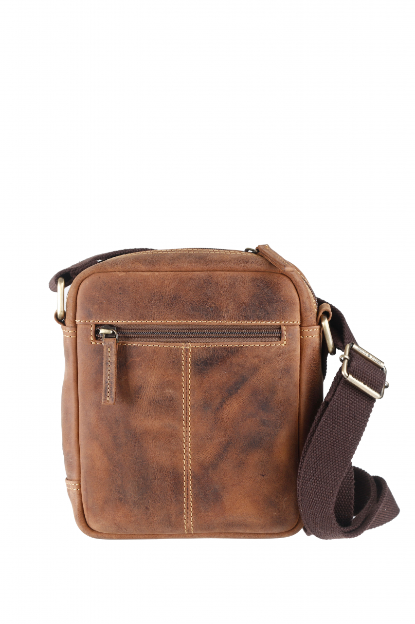 Vintage Travel-4 Umhänger Leder