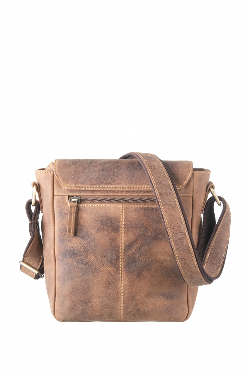 Vintage Revolver Bag small Farbe brown