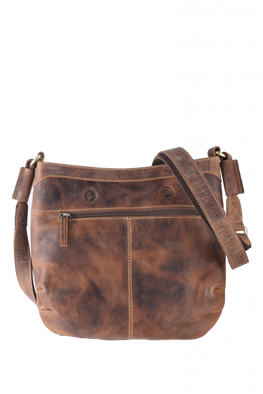 Vintage Umhängetasche Rindleder, brown