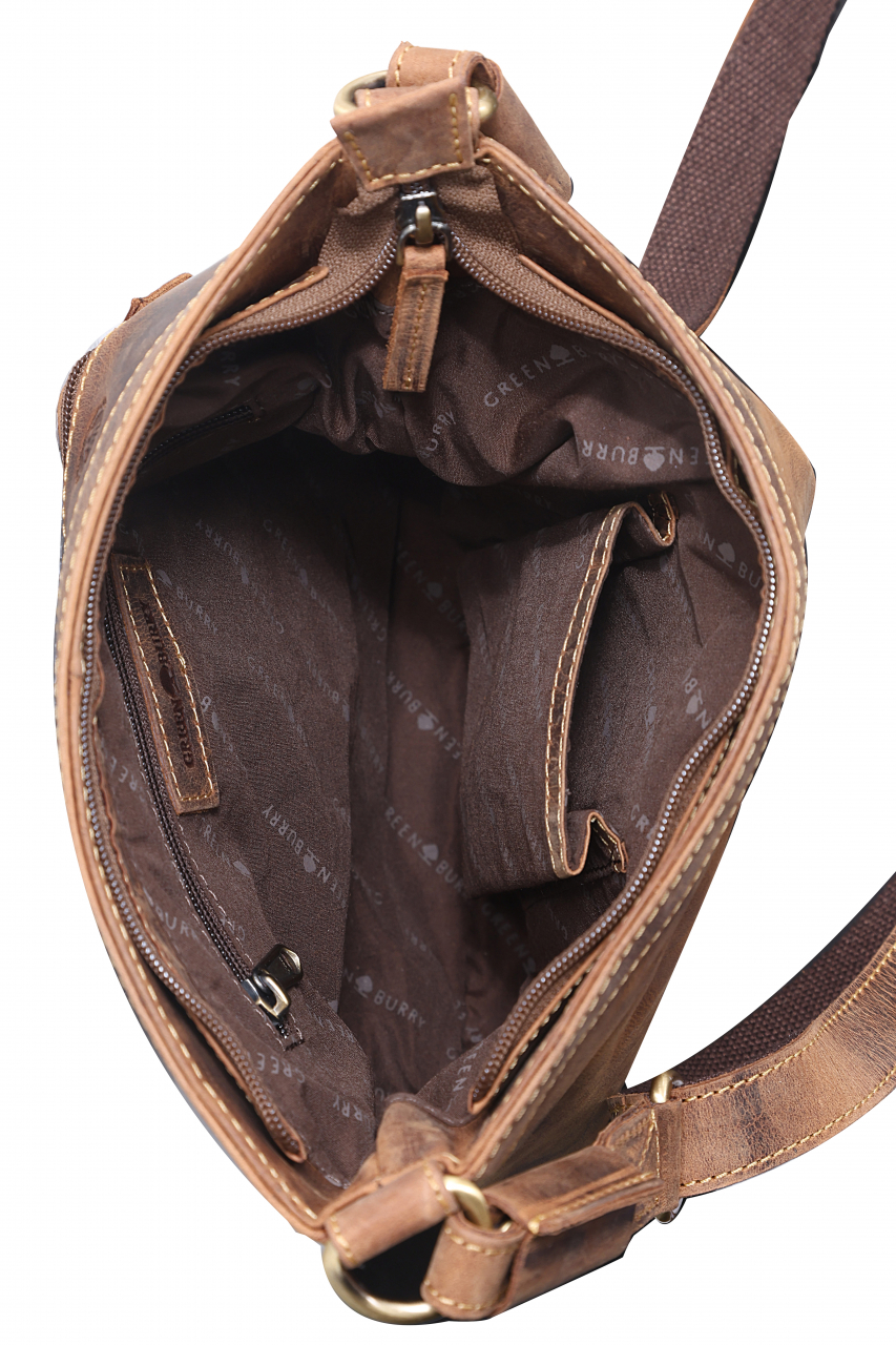 Vintage Umhängetasche Rindleder, brown
