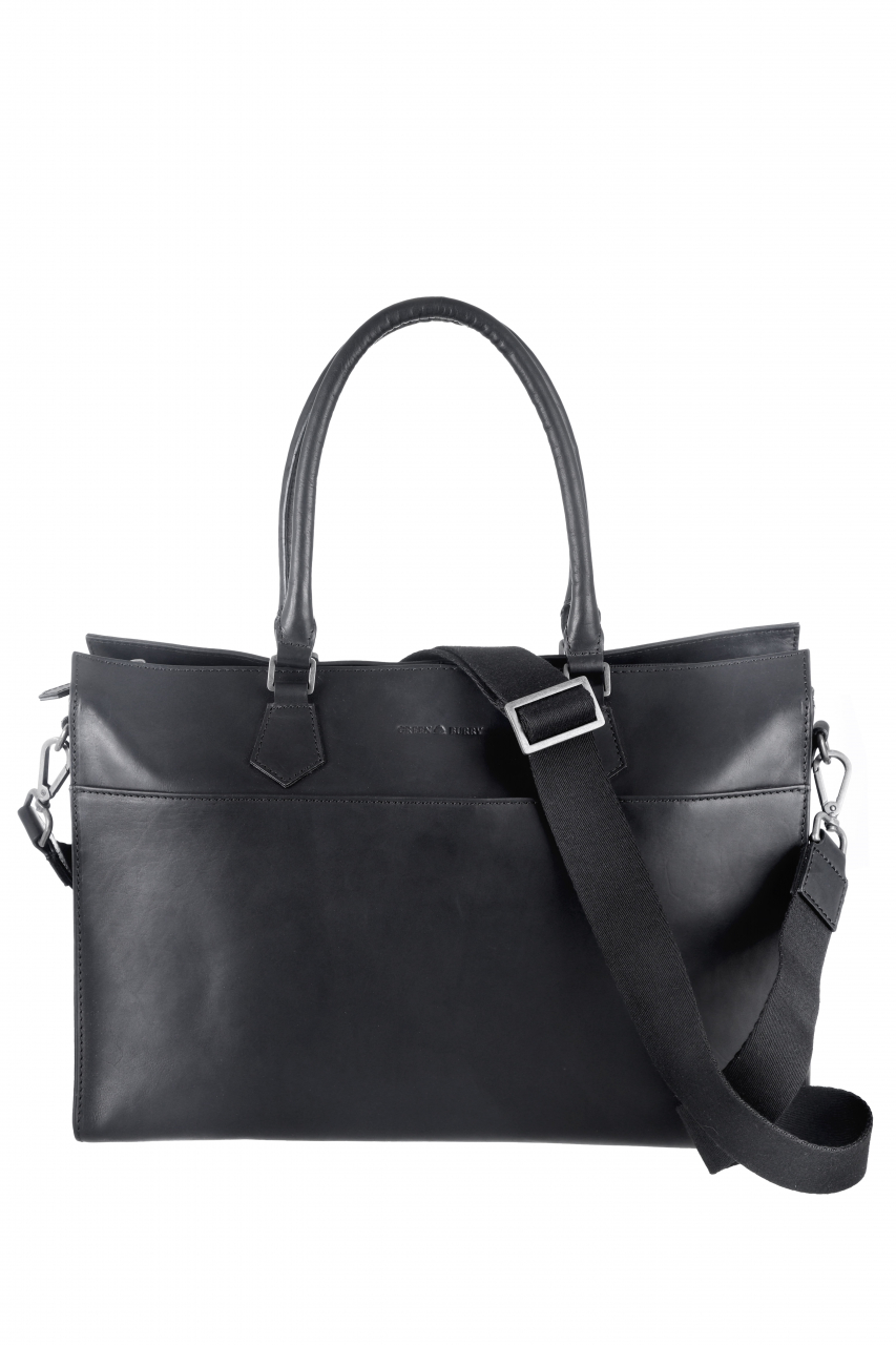 Pure Black Business- Shopper black