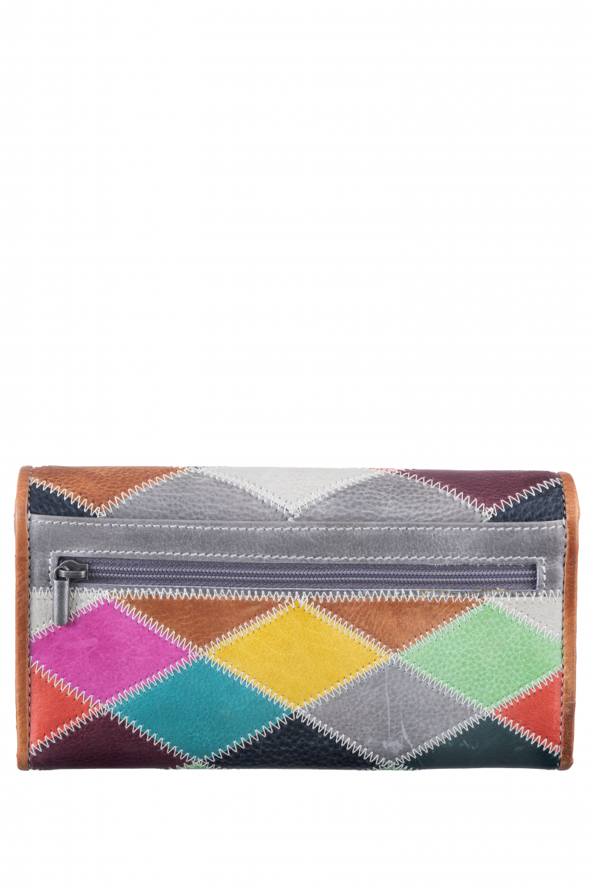 Candy-Shop Cuvert Damenbörse zickzack multi