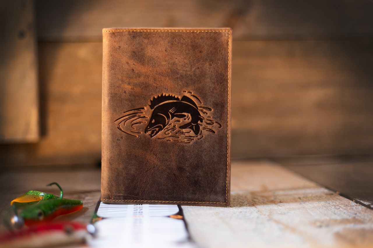 Vintage Ausweismappe 4tlg. Zander Leder brown