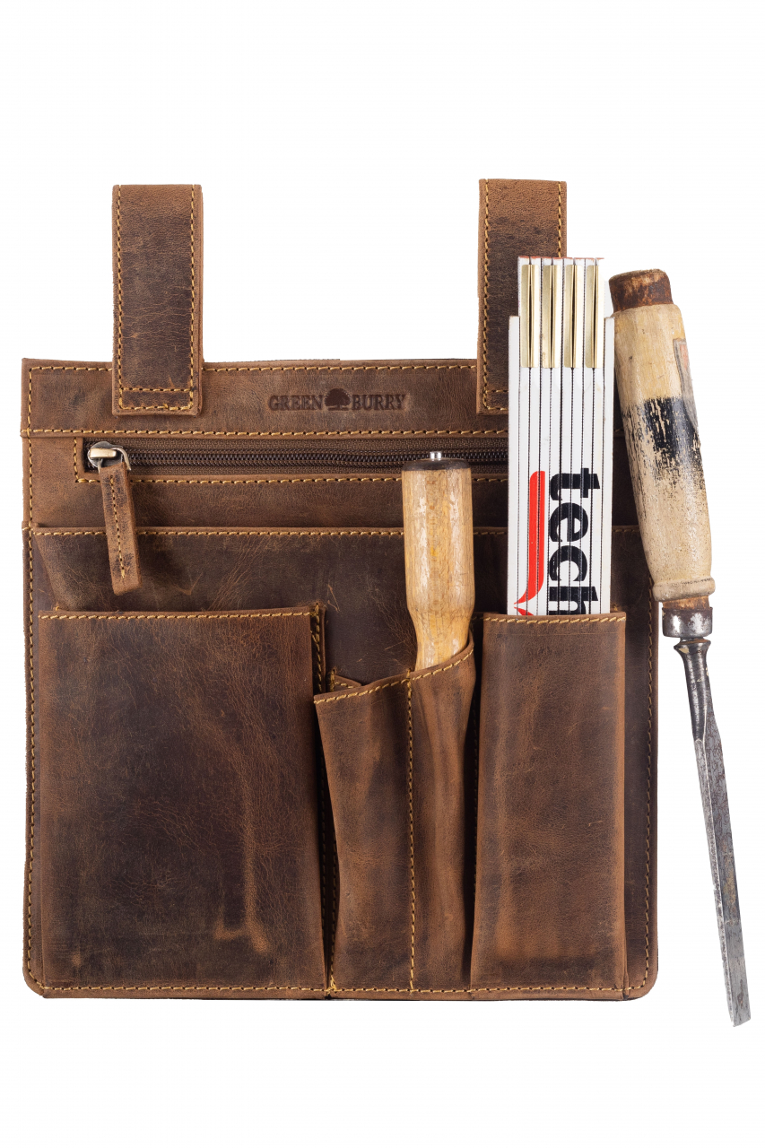 Vintage Werkzeugtasche Leder