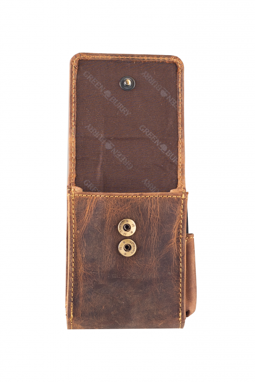 Vintage Zigaretten-Etui, groß, Leder