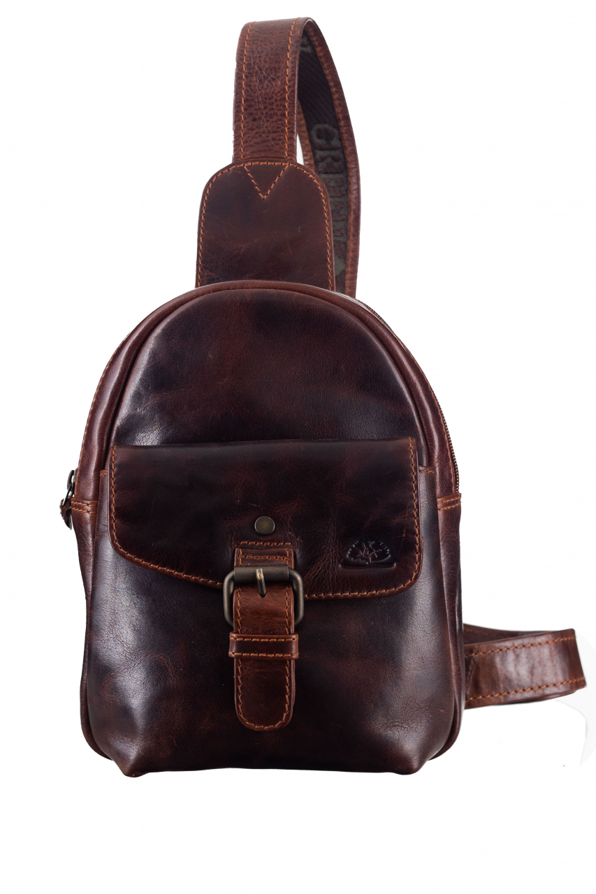 Rugged Body-Crossover Bag II. teak brown
