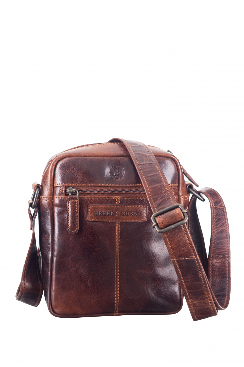 Rugged Shoulderbag M teak brown