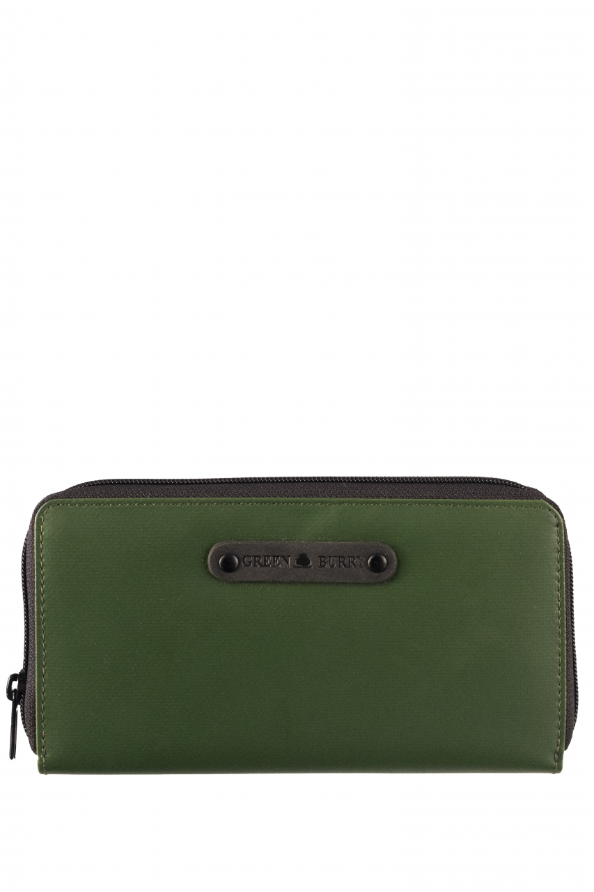 Upcycled RV-Börse aus Tarpaulin olive