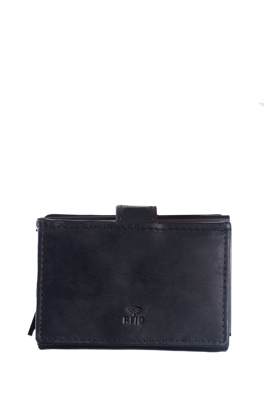 Vintage original RFID card slider box black