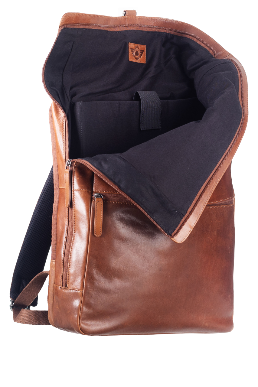 Waxy Vintage Tobacco Laptoprucksack