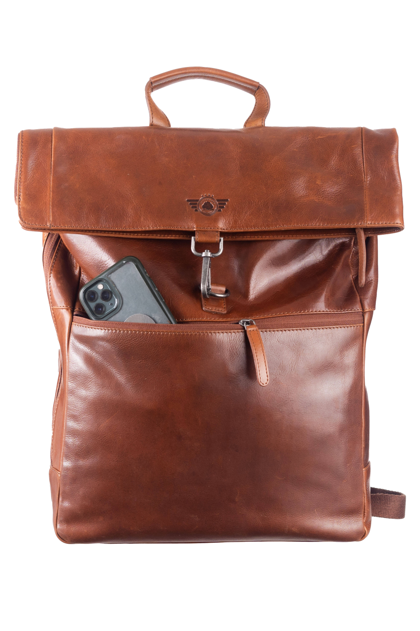 Waxy Vintage Tobacco Laptoprucksack