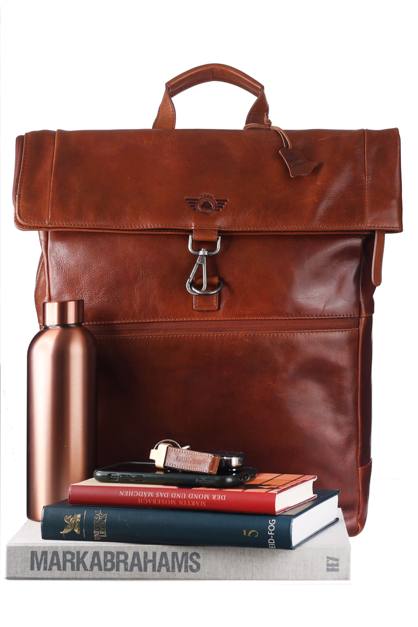 Waxy Vintage Tobacco Laptoprucksack
