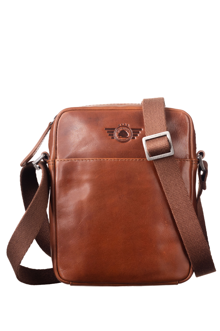 Waxy Vintage Tobacco Shoulderbag small