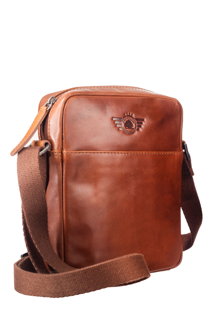 Waxy Vintage Tobacco Shoulderbag small